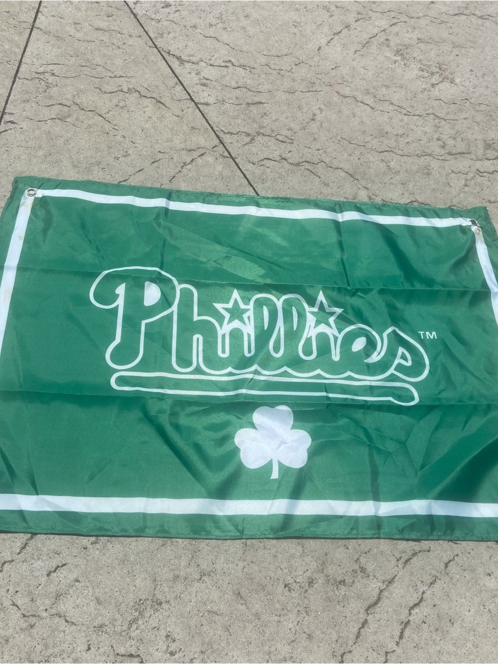 Phillies Green Team Tapestry Wall Flag